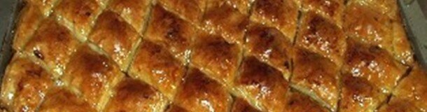 Baklava turc en part au cœur fondant