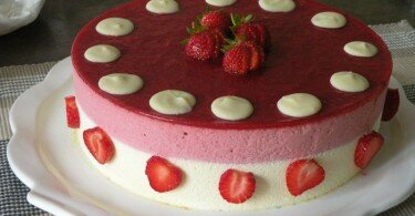 Bavarois framboise