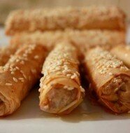Cigares aux amandes et à la pistache