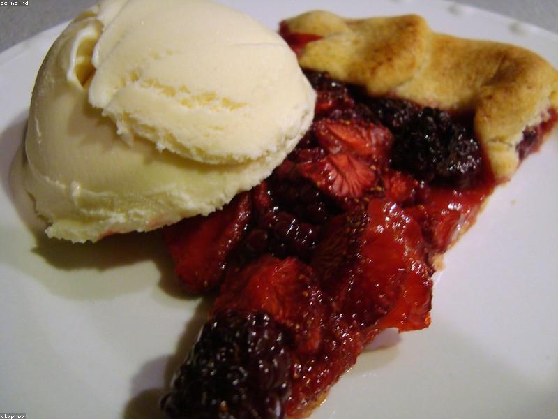 Crêpe soufflée aux fraises