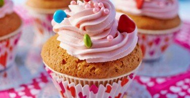 Cupcakes Nature individuel tout juste cuit