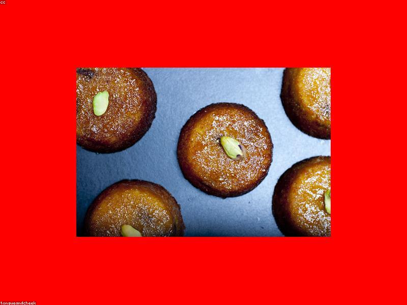 Financiers à la pistache