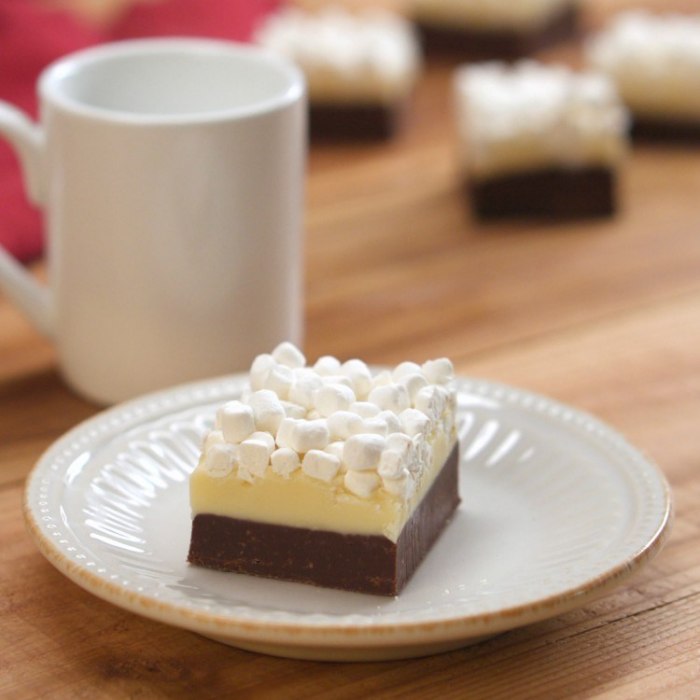 Fondant au chocolat Toblerone (Fudge)