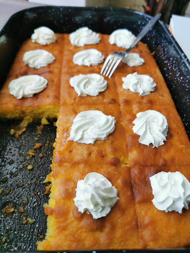 Gâteau à la semoule de maïs