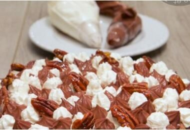Gâteau chocolat en part moelleuse
