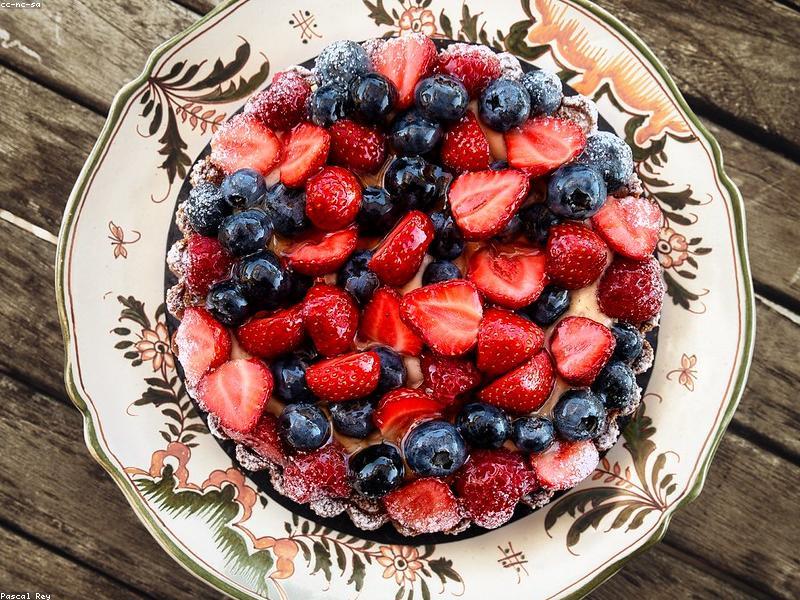 Gâteau forêt tranché