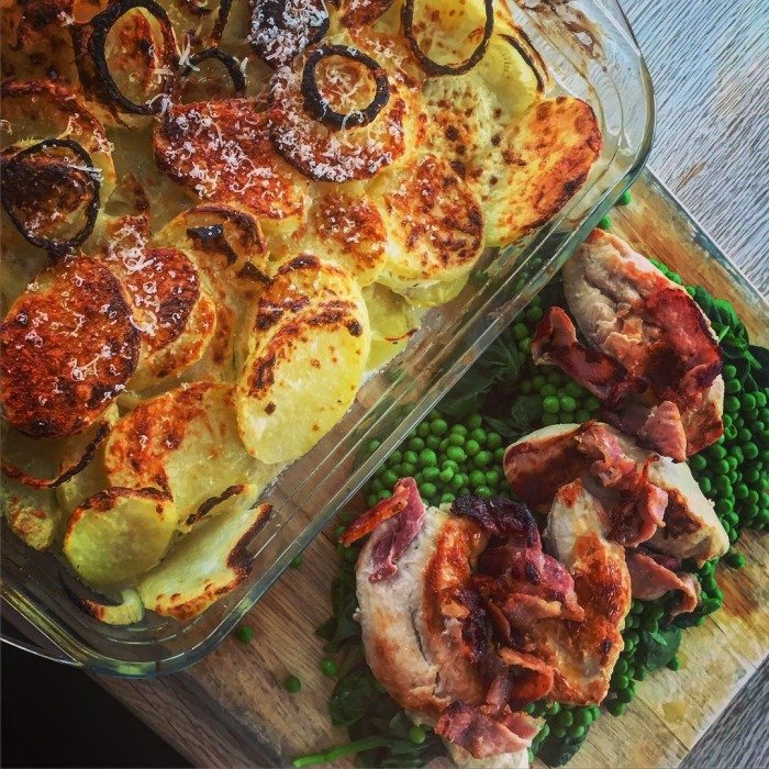 Gratin de fraise à la vanille