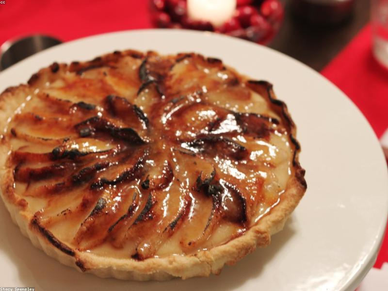 Poire Belle Hélène au Nutella aux fruits frais