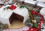 Biscuit de Noël festive décorée