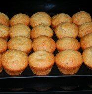 Muffin Aux Bananes individuel tout juste cuit
