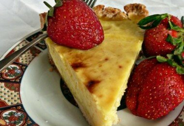 Tarte flan façon Pierre Hermé sur pâte croustillante